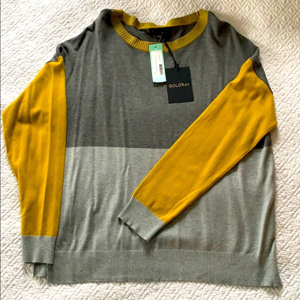 Goldray Quin drop shoulder pullover